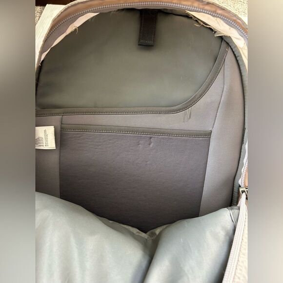 The North Face Gray Borealis Backpack with Green Accents - Picture 11 of 16